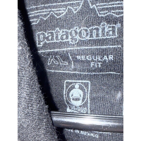 Patagonia Graphic Mens XL Black Horizons Uprisal Hoody Heavy Sweatshirt - Picture 3 of 5